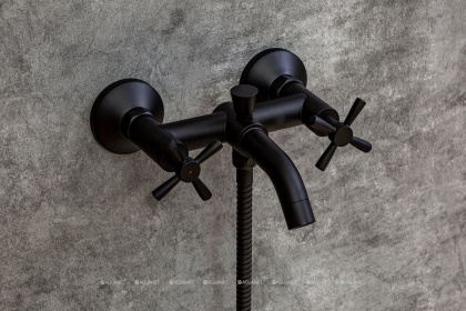 Смеситель для ванны/душа Orange Mia M34-100b матовый черный