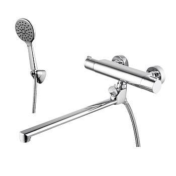 Смеситель Lemark Yeti LM7834C для ванны, термостатический Смеситель Lemark Yeti LM7834C для ванны, термостатический