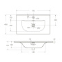 Керамическая раковина BelBagno BB700/390ETL