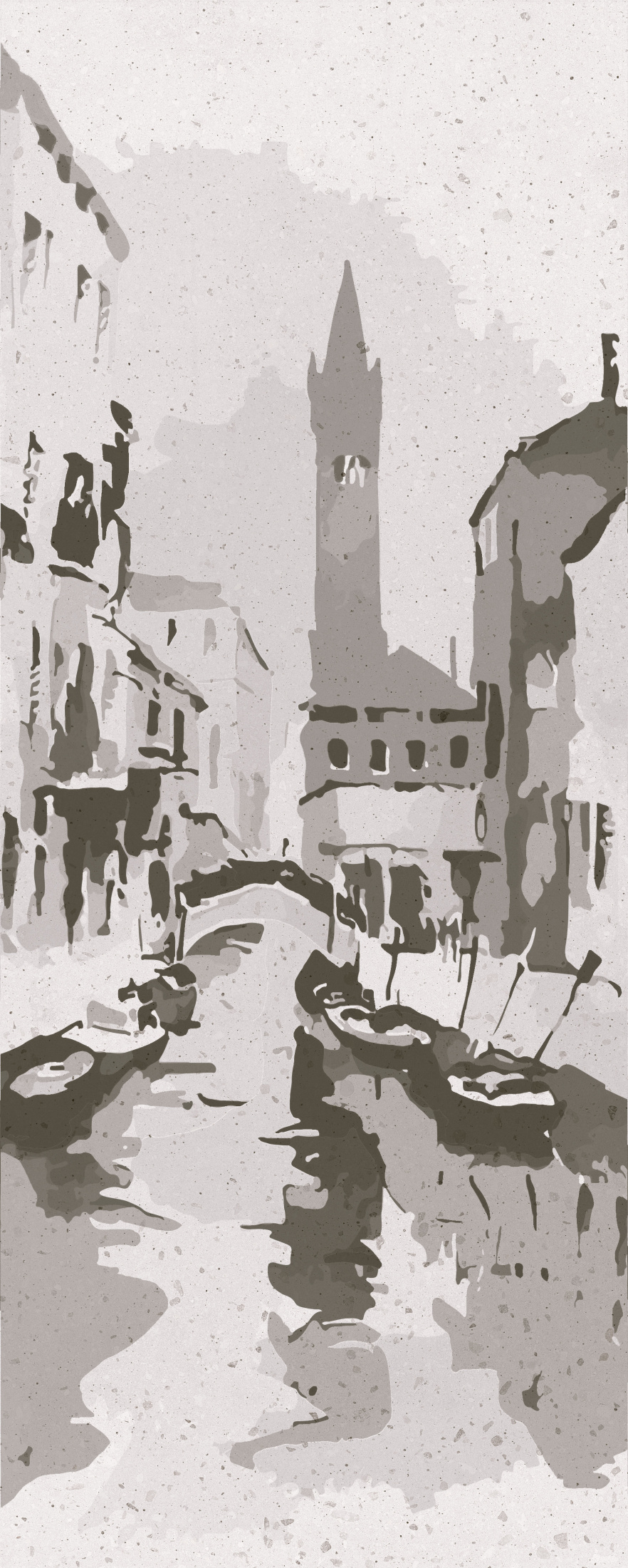 Декор Скарпа матовый 20x50x0,8