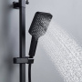 Душевая система Shevanik S4636H, черный