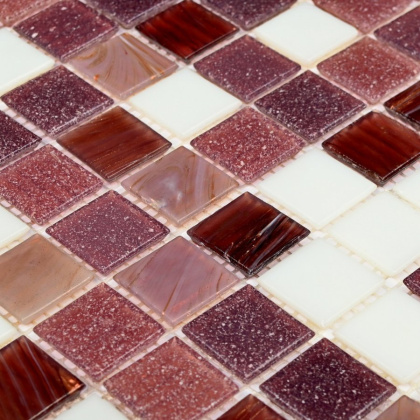 Мозаика стеклянная Lavander (чип 4*20*20) 327*327(20шт.-2,139м2), м2 Мозаика стеклянная Lavander (чип 4*20*20) 327*327(20шт.-2,139м2), м2