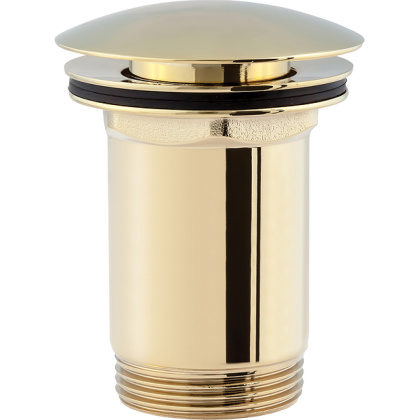 Пробка "click-clack" к сифону для умывальника A706GL (золото)