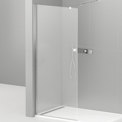 LIBERTA-L-1-125-120-C-Cr Душевая перегородка с односторонним входом 1250x1200x1950 мм LIBERTA-L-1-125-120-C-Cr Душевая перегородка с односторонним входом 1250x1200x1950 мм