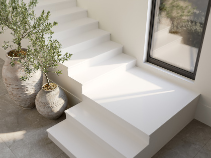 Керамогранит MONO WHITE 1600х3200х12мм HONED