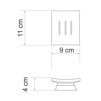 Amper K-5429NICKEL Мыльница Amper K-5429NICKEL Мыльница