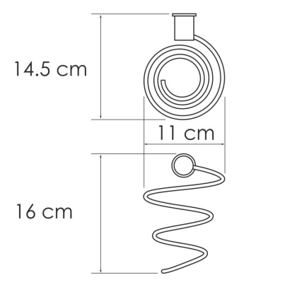 K-1080GUN METAL Держатель фена K-1080GUN METAL Держатель фена