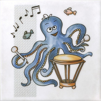 Декор VT\A485\5232 Симфония 6 (20см*20см*7мм) (10шт/0,4м2) ,, шт