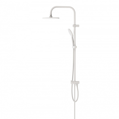 DX977700200 Origin Bit душ. система: верхний душ 230мм, ручн.душ 120мм, 1 режим, штанга 1010мм, Белый
