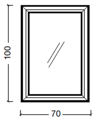 Зеркало Terso 700х1000 серебро с подсветкой 559 Boheme Зеркало Terso 700х1000 серебро с подсветкой 559 Boheme