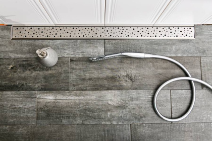 Душевой лоток 55 см Creto Points CRE-550 PH с решеткой, хром