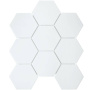 Керамическая мозаика, Hexagon Big White Matt 95x110, Geometry