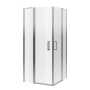 Душевое ограждение EXCELLENT Mazo 90х90 квадрат (хром)