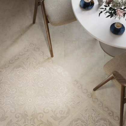 Декор OS\A158\SG1687 Монсанту бежевый светлый (7,2см*7,2см*8мм) (46шт/0,239м2) орнамент, шт