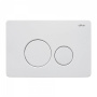 Кнопка смыва ABBER AC0121MW белая матовая Кнопка смыва ABBER AC0121MW белая матовая