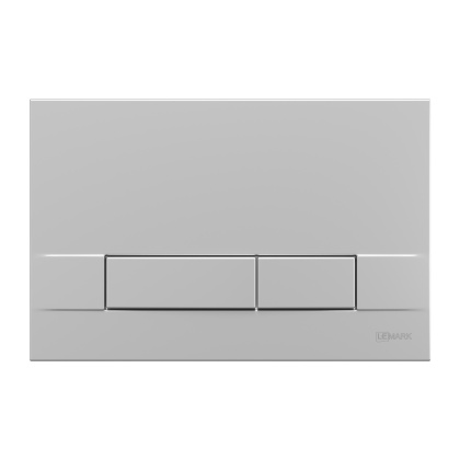 Кнопка смыва Lemark BIT  механическая цвет: хром матовый