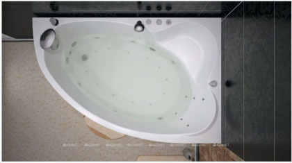 Акриловая ванна Aquanet Mayorca 150x100 R (с каркасом)