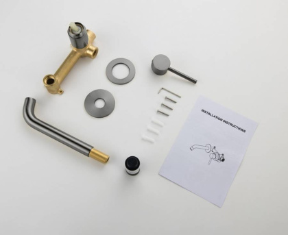 Смеситель TIMO Saona 2372/18SM для раковины скрытого монтажа, черное золото Смеситель TIMO Saona 2372/18SM для раковины скрытого монтажа, черное золото