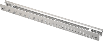 Дренажный желоб 75 мм регулируемый, нержавеющая сталь