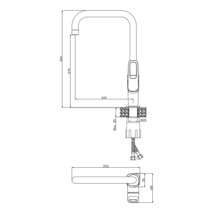 Смеситель д/кухни ARTIS, арт.06432AT