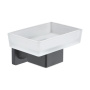 Мыльница стеклянняа, RG1503H Rose, Черный Мыльница стеклянняа, RG1503H Rose, Черный