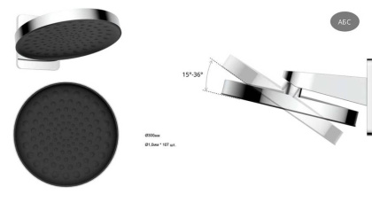 Душевой комплект Inspire VSFW-3I22MT3RGM встраиваемый, термостат, двухрежимный, вороненая сталь