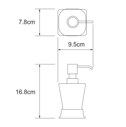 Amper K-5499 Дозатор для жидкого мыла Amper K-5499 Дозатор для жидкого мыла