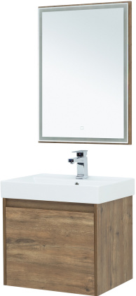 Зеркало Aquanet Nova Lite 60 дуб рустикальный LED Зеркало Aquanet Nova Lite 60 дуб рустикальный LED