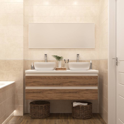 Керамическая плитка Creto Плитка Cremona Beige W M 20х60 NR Glossy 1 Керамическая плитка Creto Плитка Cremona Beige W M 20х60 NR Glossy 1