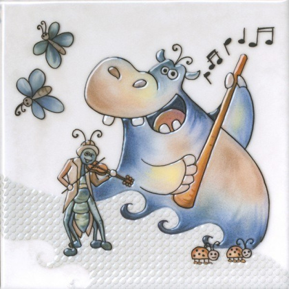 Декор VT\A480\5232 Симфония 1 (20см*20см*7мм) (10шт/0,4м2), шт