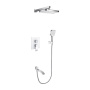 Душевая система встраиваемая Rose R1535F, белый/хром