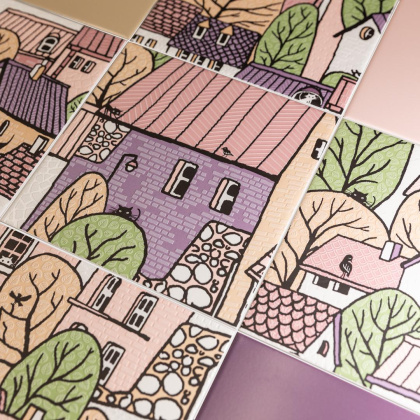 Декор 2 OS\A225\5009 Городок Белый (20см*20см*6,9мм) (10шт/0,4м2) , шт Декор 2 OS\A225\5009 Городок Белый (20см*20см*6,9мм) (10шт/0,4м2) , шт