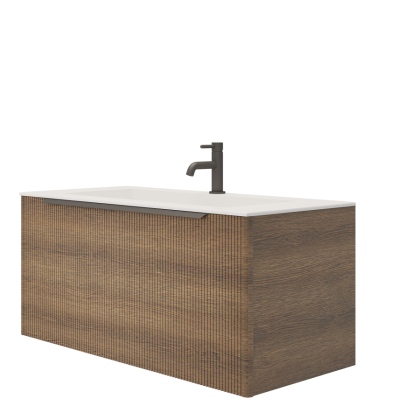 Тумба под раковину Creto Luna Wood 100 см 17-WD100