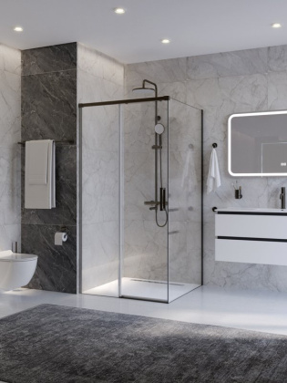 Душевой уголок CEZARES PLANE-A-1-100-C-CR