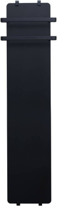 Полотенцесушитель электрический Allen Brau Infinity 160x44 с рейлингом 2.0 и креплением, черный матовый Полотенцесушитель электрический Allen Brau Infinity 160x44 с рейлингом 2.0 и креплением, черный матовый
