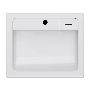 M85AWCC0602WG X-Joy, Раковина над стиральной машиной, литьевой мрамор, 60 см, Белый глянец