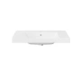 Раковина CUBO подвесная/мебельная 80, белая глянцевая