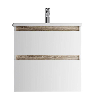 M85AFHX0652WG X-Joy, База под раковину, подвесная, 65 см, 2 ящика, Белый глянец