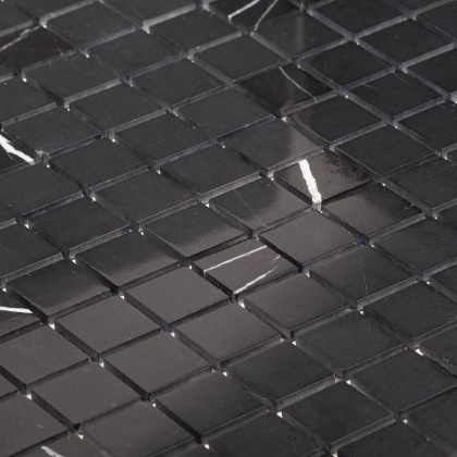 Мозаика натуральный мрамор BLACK POLISHED 20х20, Classic