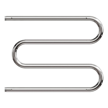 Полотенцесушитель водяной Point PN38666P 600x600 М-образный (1") с полкой, хром Полотенцесушитель водяной Point PN38666P 600x600 М-образный (1") с полкой, хром