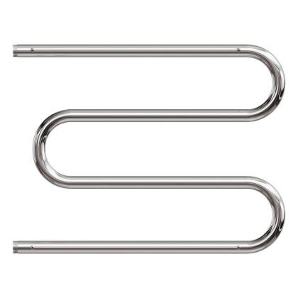 Полотенцесушитель водяной Point PN38666P 600x600 М-образный (1") с полкой, хром Полотенцесушитель водяной Point PN38666P 600x600 М-образный (1") с полкой, хром