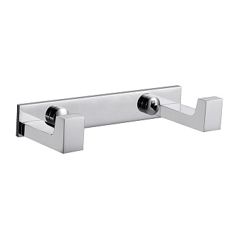 Крючок двойной OMNIRES 12,5 см UN10120/KCR (хром) Крючок двойной OMNIRES 12,5 см UN10120/KCR (хром)