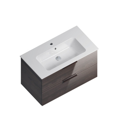 Тумба PIANO подвесная 85 дымчатый вяз 2 ящика PI.85\OLM