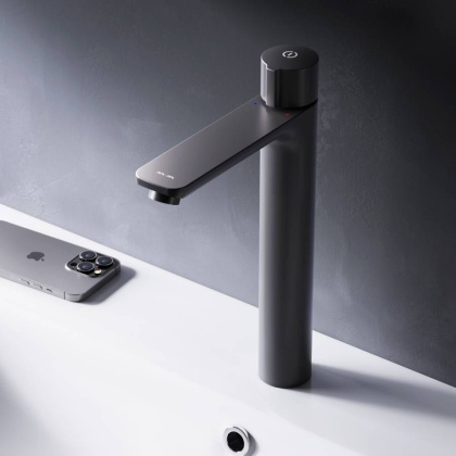 F85A92522 X-Joy TouchReel Смеситель д/умывальника, высокий, чёрный, шт. F85A92522 X-Joy TouchReel Смеситель д/умывальника, высокий, чёрный, шт.