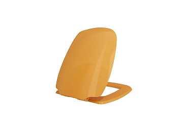 Сиденье с крышкой Fenice, дюропласт, плав.опускание, цвет мандариновый, A0327-021, шт