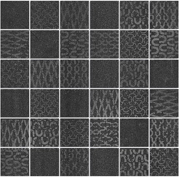 Декор Про Дабл черный мозаичный 30x30x0,9 Декор Про Дабл черный мозаичный 30x30x0,9