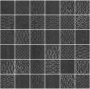 Декор Про Дабл черный мозаичный 30x30x0,9