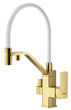 Смеситель Raglo для кухни со съемным гибким изливом, с магнитным фиксатором излива, с подключением фильтра питьевой воды R85.62.03 Смеситель Raglo для кухни со съемным гибким изливом, с магнитным фиксатором излива, с подключением фильтра питьевой воды R85.62.03