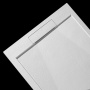 Поддон для душа из искусственного камня  VST-4SRL8012W, 1200*800*25, белый матовый