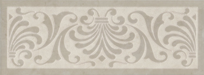 Декор HGD\A499\15145 Монсанту 1 бежевый светлый (15см*40см*8мм) (10шт/0,6м2) орнамент, шт